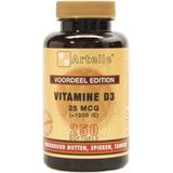 Artelle Vitamine D3 25 mcg 250 softgels