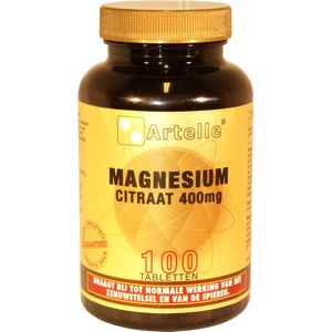 Artelle Magnesium citraat elementair 100 tabletten