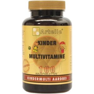 Artelle Multivitamine Kind Aardbei Kauwtabletten 100st