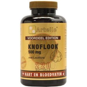 Artelle Knoflook 500 mg +250 mg lecithine 220 capsules