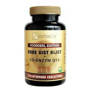 Artelle Rode gist rijst co enzym q10 220 vegacapsules
