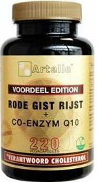Artelle Rode gist rijst co enzym q10 220 vegacapsules