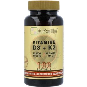 Artelle - Vitamine D3 & K2 Softgels