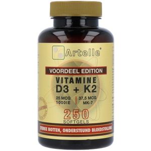 Artelle - Vitamine D3 & K2 Softgels