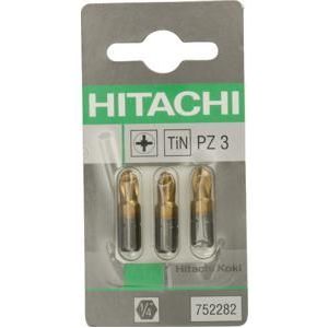 HiKOKI Schroefbit 1/4 6-kant Pozidriv PZ3 25mm lang 3stuks