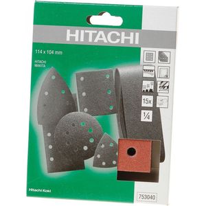 Hitachi Schuurstroken K60/80/120 110x104 15x 753040
