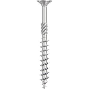 Dynaplus universele schroeven platkop deeldraad verzinkt 4x70/42mm PZ2 (200 Stuks)