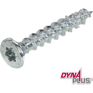Dynaplus Schroeven Verzinkt TORX TX-20 Platverzonken Kop 4 X 16 Mm 200 Stuks