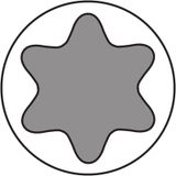 DynaPlus - Unischroef - Platkop - Deeldraad - Outdoor - TX25 - 5.0 x 60/35mm (200st)