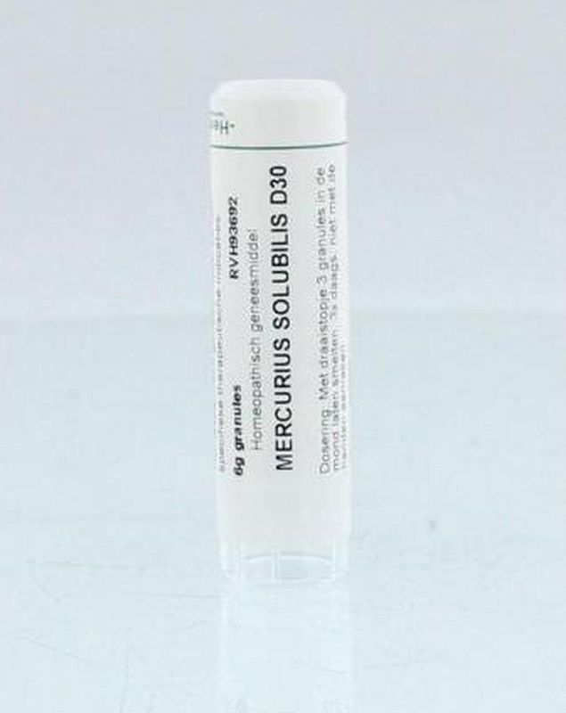 Homeoden - Mercurius Solubilis D30 - Granules - 6 Gram