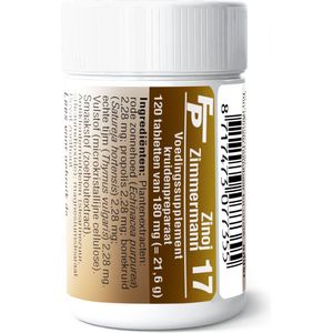 Medizimm - Zinoj 17 - Kruidenextracten - 60 Tabletten