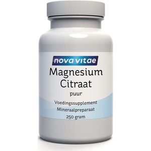 Nova Vitae Magnesium citraat poeder 250 gram