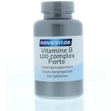 Nova Vitae - Vitamine B 100 - Complex - Forte - 100 tabletten