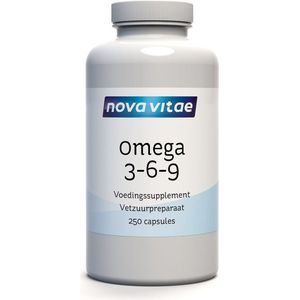 Nova Vitae Omega 3 6 9 1000 mg 250 capsules