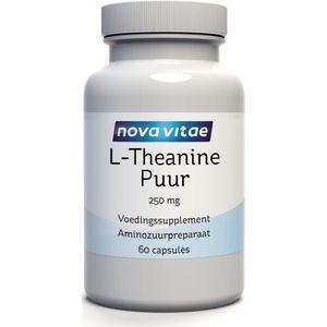Nova Vitae - L-Theanine Puur - 250 mg - 60 plantaardige capsules