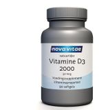 Nova Vitae Vitamine D3 2000 50 mcg 90 softgels