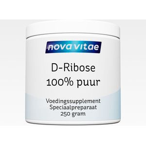 Nova Vitae - D-Ribose - 100% puur - 250 gram