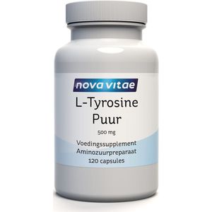 Nova Vitae L-tyrosine puur 500 mg 120 Vegetarische Capsule