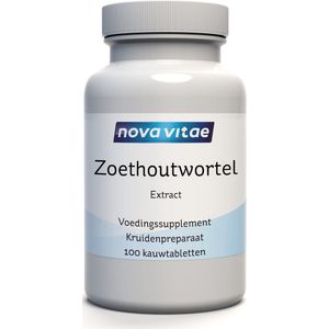 DGL Zoethoutwortel Extract - 4000 mg - Kauwtabletten - Nova Vitae