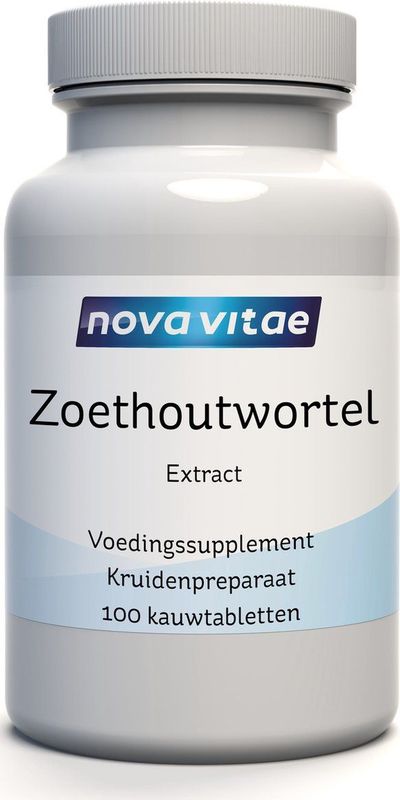 DGL Zoethoutwortel Extract - 4000 mg - Kauwtabletten - Nova Vitae