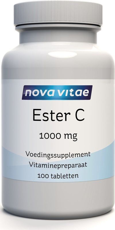 Nova Vitae - Ester C - 1000 mg - gebufferde vitamine C - 100 tabletten
