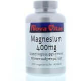 Nova Vitae Magnesium 400 mg 200 Vegetarische capsules