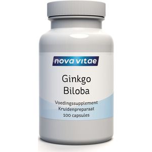 Nova Vitae Ginkgo biloba extract 120 mg 100 Vegetarische capsules