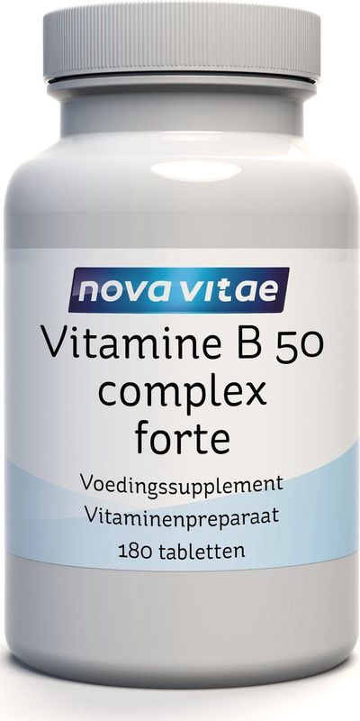 Nova Vitae - Vitamine B50 - Complex Forte - 180 tabletten