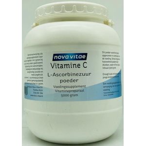 Nova Vitae - Vitamine C - Ascorbinezuur - Poeder - 5000 gram