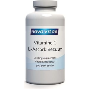 Nova Vitae Vitamine C ascorbinezuur poeder 500 gram