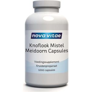 Nova Vitae - Knoflook - Maretak - Meidoorn - 1000 capsules