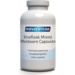 Nova Vitae - Knoflook - Maretak - Meidoorn - 1000 capsules