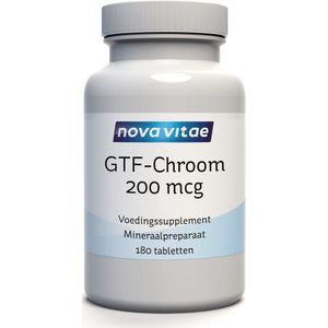 Nova Vitae GTF Chroom (chromium) 180 tabletten