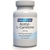 Nova Vitae Acetyl-l-carnitine 588 mg  120 Capsules