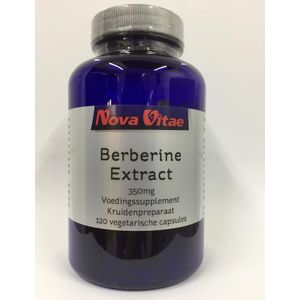 Nova Vitae Berberine HCI extract 350 mg 120 Vegetarische capsules