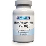 Nova Vitae Benfotiamine (Vitamine B1) 150 mg 60 Vegetarische capsules