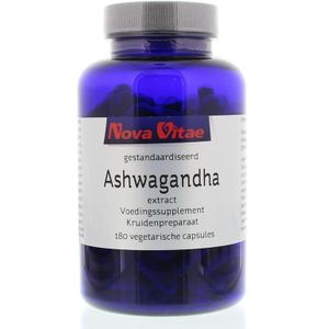 Nova Vitae Ashwagandha extract  180 Vegetarische capsules