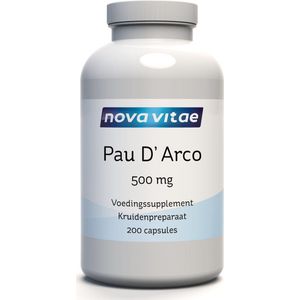 Nova Vitae - Pau d'arco - 500mg Extract 5:1 - Antioxidanten