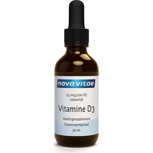 Nova Vitae Vitamine D3 100IU druppel  50 Milliliter