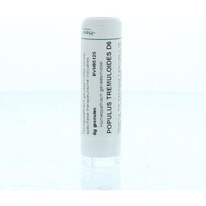 Homeopathische Geneesmiddelen - Populus Tremuloides D6 - 6 Gram Granules
