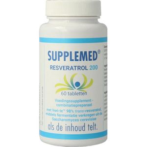 Supplemed - Resveratrol 200 - Supplement - 200mg - Met Vitamine C, D, Selenium en Zink