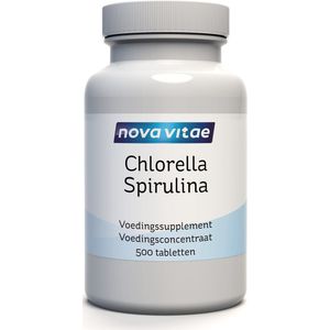 Chlorella - Spirulina - Voedingssupplement - Groen - Tablet