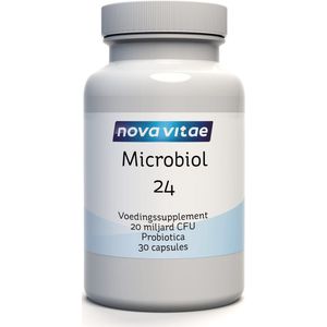 Nova Vitae - Microbiol 24 - 20 Miljard CFU - probiotica met Inuline en GOS - probioticum - Microbioom - 30 capsules