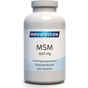 Nova Vitae - MSM - Methylsulfonylmethaan - 1500 mg - 300 tabletten
