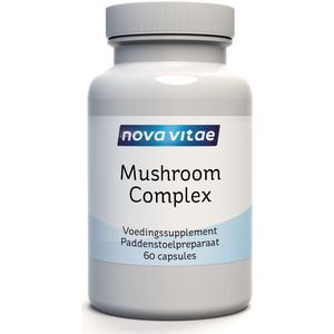 Nova Vitae - Mushroom Complex - Voedingssupplement - 60 Capsules - Paddenstoelenmix