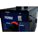 FERM - WEM1042 - Elektrisch lasapparaat - 40-100A - Oververhitting beveiliging - Instelbare lasstroom - inclusief - Laskap - Bikhamer en borstel