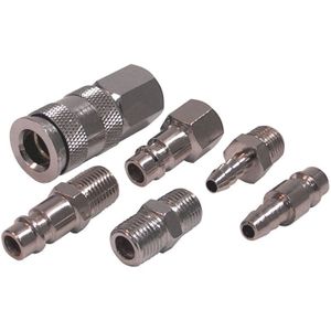 FERM - ATA1025 - Lucht Accessoireset - Diverse Koppelingen - Geschikt Voor Compressor