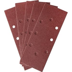 FERM - PSA1036 - Schuurpapier - 93x240mm - Set – 10 stuks ��– K80 - Schuurpapier - Met - 8 - Perforatiegaten - Universeel - Zeer geschikt voor - FERM - Vlakschuurmachine - PSM1027 - PSM1026 - PSM1025