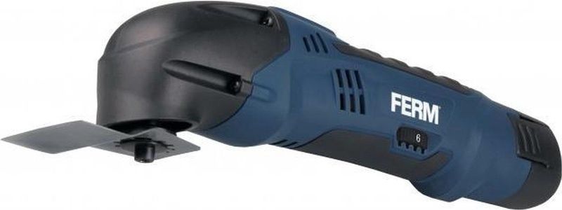 Ferm Li-Ion Multitool- Multifunctioneel gereedschap - Oscillatiegereedschap - 12V/1,5Ah - Met 8 accessoires - Variabele toerentalregeling - Stevige opbergkoffer