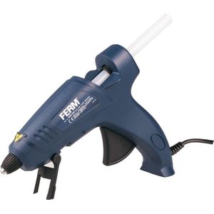 FERM - GGM1004 - Lijmpistool - Glue gun - 75W – Druppelblokkering - Standaard - 150cm - Kabel - Inclusief - 4 stuks - ⌀11.2mm - 150mm - lijmsticks - Neerzet beugel - Zonder knoeien